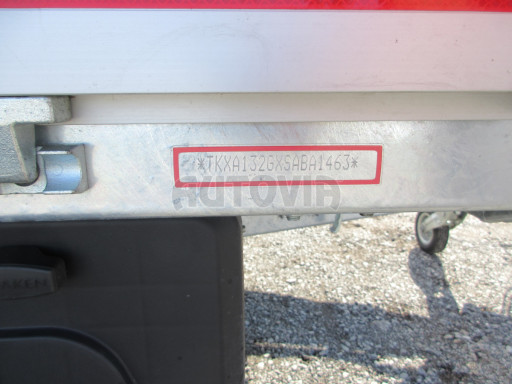 Bazarový univerzální přívěs AD 2,7T 4,50x2,09/0,35 č.35