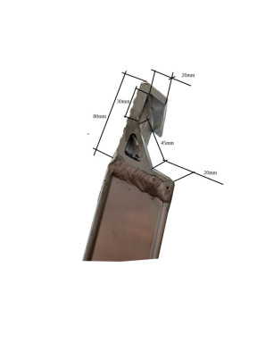 Nájezd hliníkový s hákem 2500/300 mm VAPP (2600 kg na pár) č.2