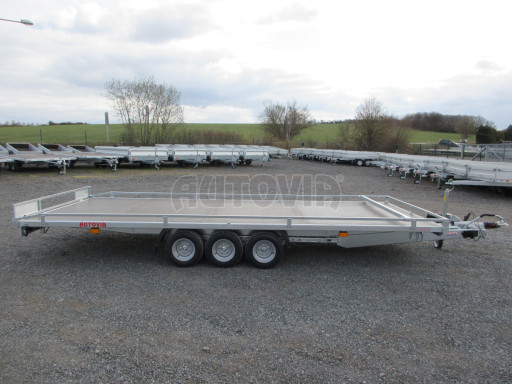 Nízkoložný hydraulicky sklopný přívěs AD 3,5T B3 5,13x2,09 plato 10
