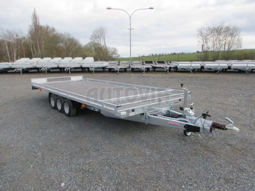 Nízkoložný hydraulicky sklopný přívěs AD 3,5T B3 5,13x2,09 plato 10