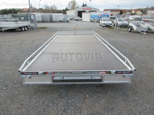 Nízkoložný hydraulicky sklopný přívěs AD 3,5T B3 5,13x2,09 plato 10