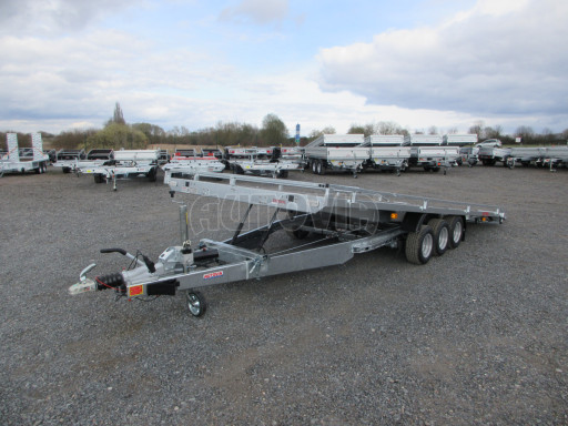Nízkoložný hydraulicky sklopný přívěs AD 3,5T B3 5,13x2,09 plato 10