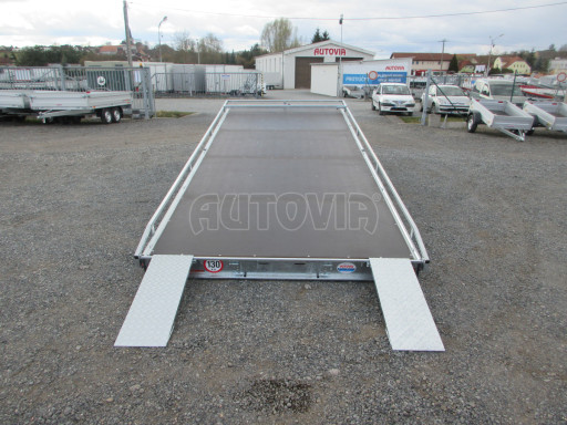 Nízkoložný hydraulicky sklopný přívěs AD 3,5T B3 5,13x2,09 plato 10