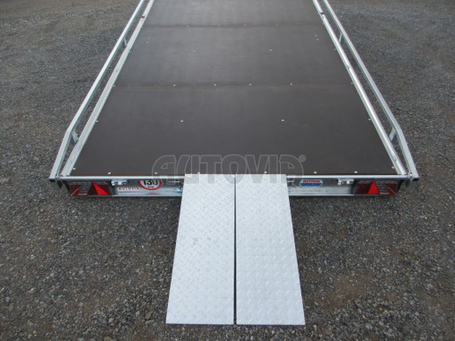 Nízkoložný hydraulicky sklopný přívěs AD 3,5T B3 5,13x2,09 plato 10