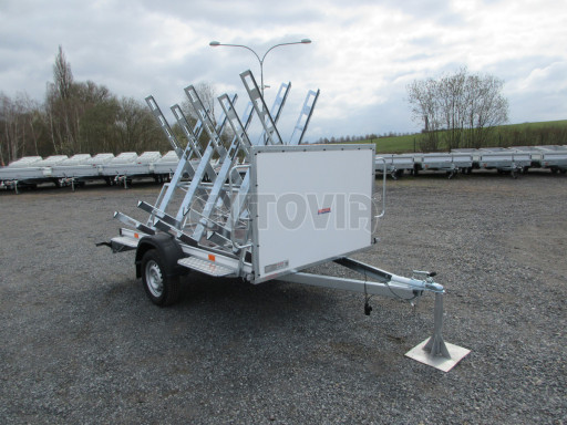 Cyklovlek pro přepravu 10 kol ZV 27 750kg 2,50x1,48 č.8