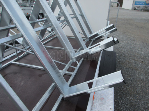 Cyklovlek pro přepravu 10 kol ZV 27 750kg 2,50x1,48 č.9