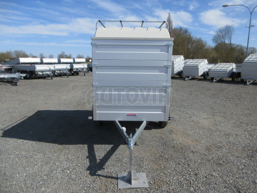 Přívěs za osobní auto s nástavbou a víkem HD 7 750kg 2,07x1,25/1,55 3ks nástavba víko č.2