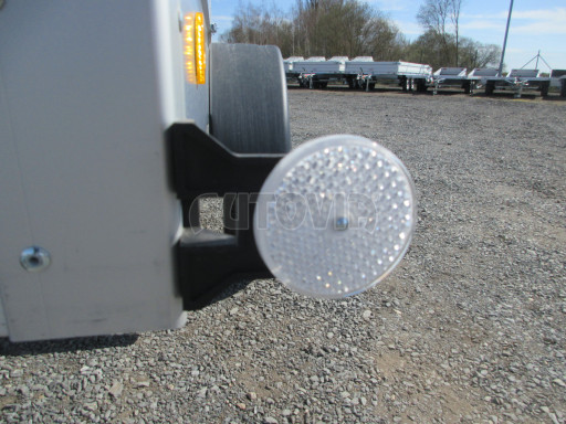 Přívěsný vozík za osobní auto s víkem HD 3 750kg 2,07x1,10/0,85 nástavba víko č.9