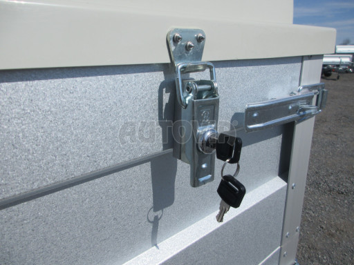 Přívěsný vozík za osobní auto s víkem HD 3 750kg 2,07x1,10/0,85 nástavba víko č.11