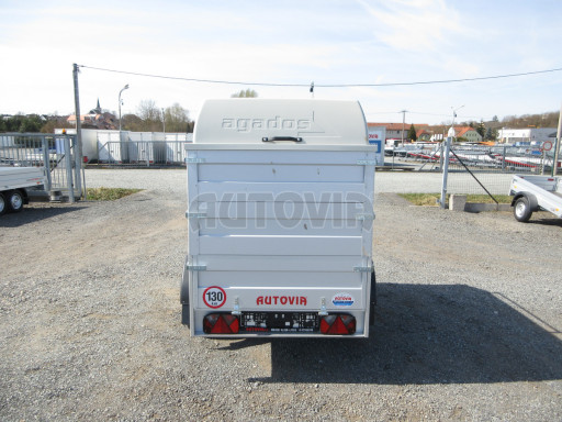 Přívěsný vozík za osobní auto HD 3 750kg 2,07x1,10/1,20 2ks nástavba + víko č.5