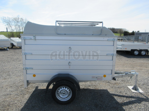Přívěsný vozík za osobní auto HD 3 750kg 2,07x1,10/1,20 2ks nástavba + víko č.7