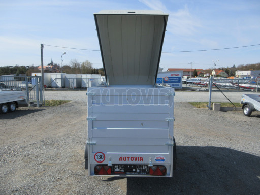 Přívěsný vozík za osobní auto HD 3 750kg 2,07x1,10/1,20 2ks nástavba + víko č.12