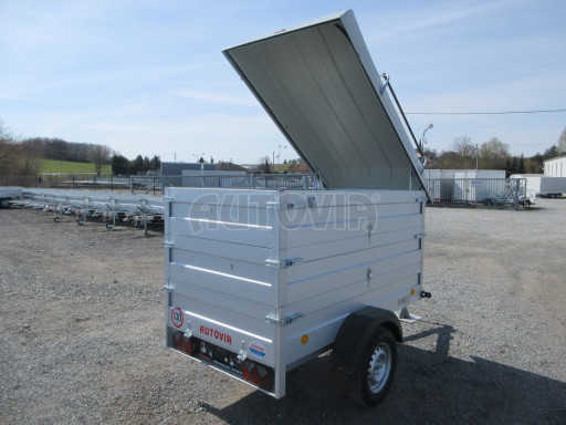 Přívěsný vozík za osobní auto HD 3 750kg 2,07x1,10/1,20 2ks nástavba + víko č.13