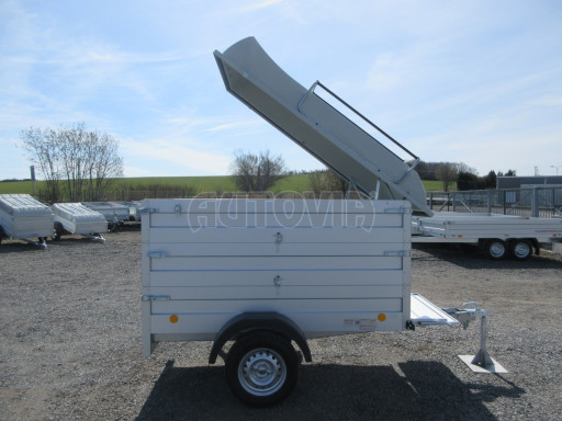 Přívěsný vozík za osobní auto HD 3 750kg 2,07x1,10/1,20 2ks nástavba + víko č.14