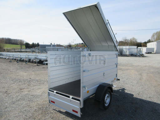 Přívěsný vozík za osobní auto HD 3 750kg 2,07x1,10/1,20 2ks nástavba + víko č.16