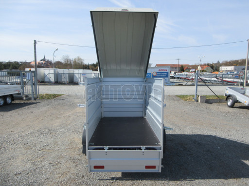 Přívěsný vozík za osobní auto HD 3 750kg 2,07x1,10/1,20 2ks nástavba + víko č.17