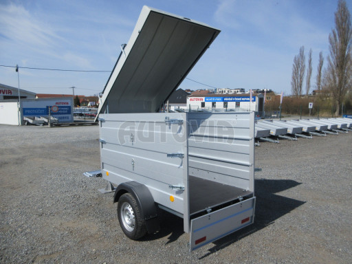 Přívěsný vozík za osobní auto HD 3 750kg 2,07x1,10/1,20 2ks nástavba + víko č.18
