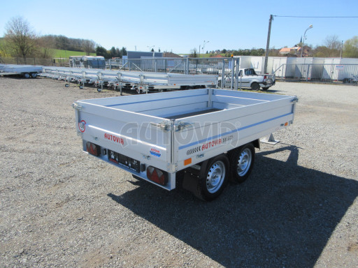 Dvounápravový přívěsný vozík ZV 22 750kg N2 2,55x1,50/0,35 AME č.6