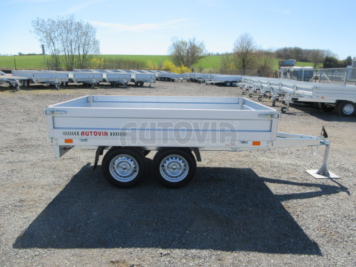 Dvounápravový přívěsný vozík ZV 22 750kg N2 2,55x1,50/0,35 AME č.7