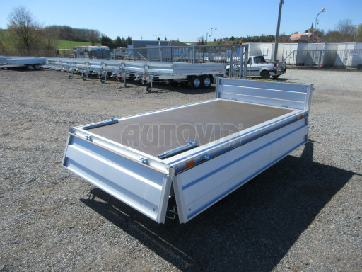 Dvounápravový přívěsný vozík ZV 22 750kg N2 2,55x1,50/0,35 AME č.15