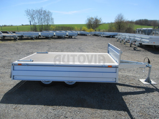 Dvounápravový přívěsný vozík ZV 22 750kg N2 2,55x1,50/0,35 AME č.16