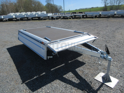 Dvounápravový přívěsný vozík ZV 22 750kg N2 2,55x1,50/0,35 AME č.17