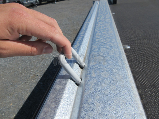 Dvounápravový přívěsný vozík ZV 22 750kg N2 2,55x1,50/0,35 AME č.19