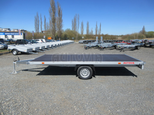 Největší vyráběné nebrzděné plato ZV 41 750kg N1 4,17x2,00 plato