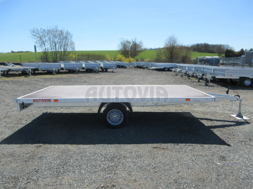 Největší vyráběné nebrzděné plato ZV 41 750kg N1 4,17x2,00 plato