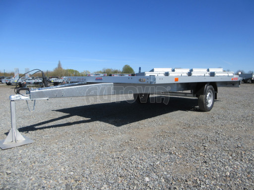 Největší vyráběné nebrzděné plato ZV 41 750kg N1 4,17x2,00 plato