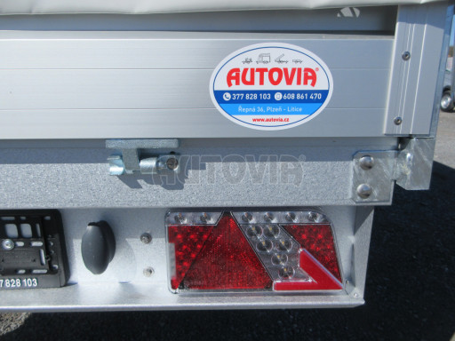 Přívěs ZV 22 1,3T B1 2,55x1,50/1,35