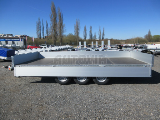Třínápravový nákladní přívěs DN 3,5T B3 5,05x2,20/0,35 1350