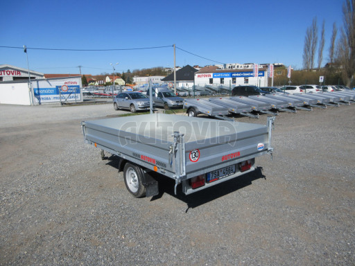 Bazarový sklápěcí přívěs VER SK 1,8T 2,65x1,55/0,30 ruč č.7