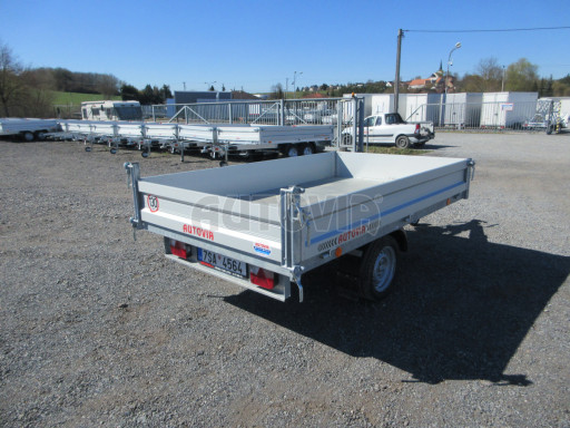 Bazarový sklápěcí přívěs VER SK 1,8T 2,65x1,55/0,30 ruč č.9