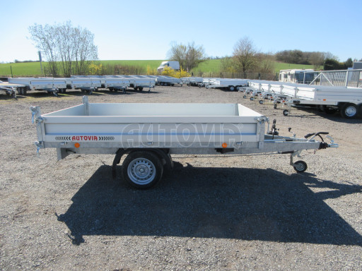 Bazarový sklápěcí přívěs VER SK 1,8T 2,65x1,55/0,30 ruč č.10