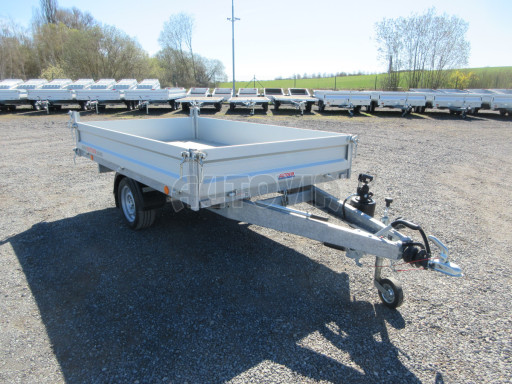 Bazarový sklápěcí přívěs VER SK 1,8T 2,65x1,55/0,30 ruč č.11