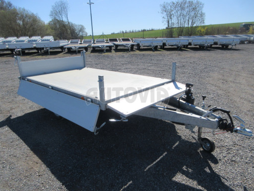 Bazarový sklápěcí přívěs VER SK 1,8T 2,65x1,55/0,30 ruč č.13