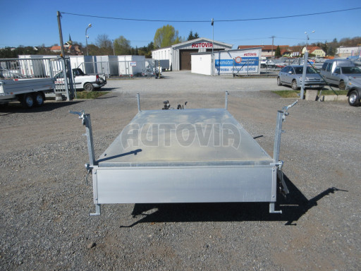 Bazarový sklápěcí přívěs VER SK 1,8T 2,65x1,55/0,30 ruč č.15