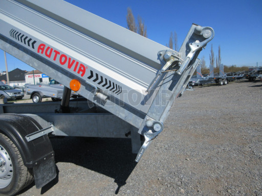 Bazarový sklápěcí přívěs VER SK 1,8T 2,65x1,55/0,30 ruč č.21