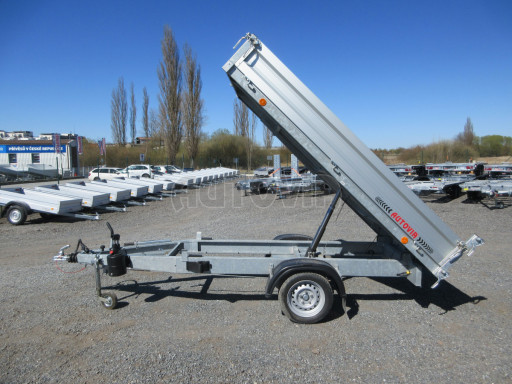 Bazarový sklápěcí přívěs VER SK 1,8T 2,65x1,55/0,30 ruč č.3