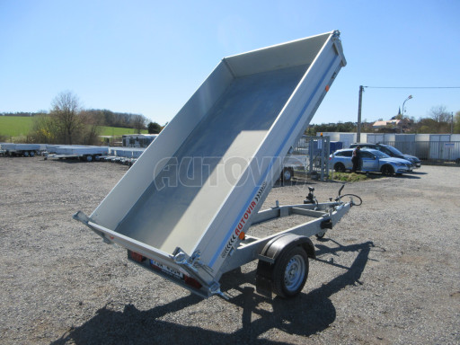 Bazarový sklápěcí přívěs VER SK 1,8T 2,65x1,55/0,30 ruč č.27