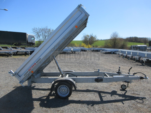 Bazarový sklápěcí přívěs VER SK 1,8T 2,65x1,55/0,30 ruč č.28