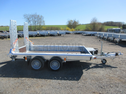 Celosvařený přepravník stavebních strojů FK 3,5T 2,98x1,54/0,25 KOMBI nájezdy č.9