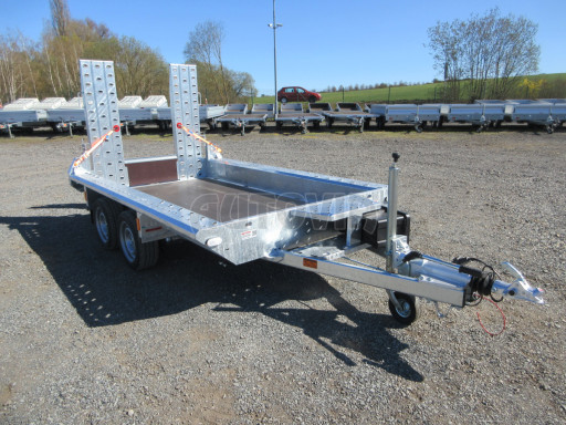 Celosvařený přepravník stavebních strojů FK 3,5T 2,98x1,54/0,25 KOMBI nájezdy č.10