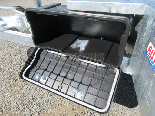 Celosvařený přepravník stavebních strojů FK 3,5T 2,98x1,54/0,25 KOMBI nájezdy č.13