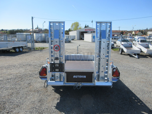 Celosvařený přepravník stavebních strojů FK 2,7T 2,98x1,54/0,25 KOMBI nájezdy č.7