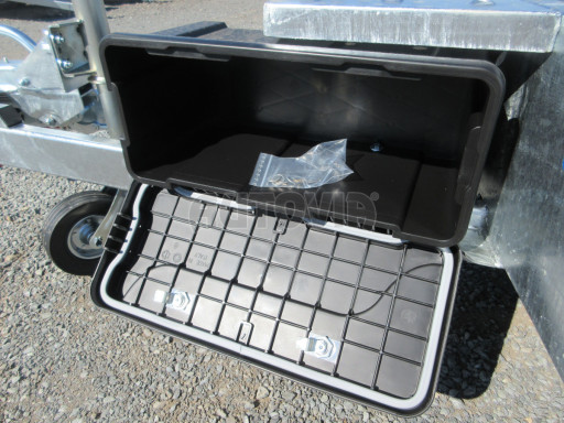 Celosvařený přepravník stavebních strojů FK 2,7T 2,98x1,54/0,25 KOMBI nájezdy č.12