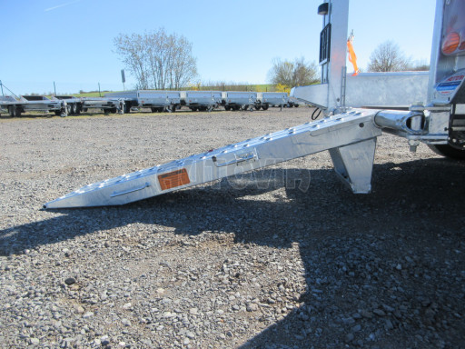 Celosvařený přepravník stavebních strojů FK 2,7T 2,98x1,54/0,25 KOMBI nájezdy č.20