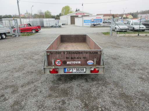 Bazarový nebrzděný přívěs PTO 750kg 3,00x1,30/0,40 POČ č.5