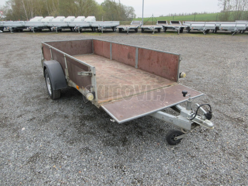 Bazarový nebrzděný přívěs PTO 750kg 3,00x1,30/0,40 POČ č.12